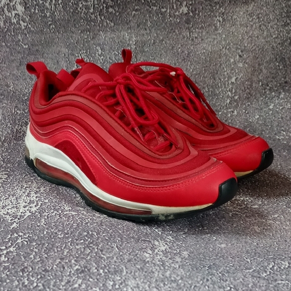 Nike Air Max 97 Ultra 17 Gym Red (Women's) Sneakers 917704-601 - Picture 3 of 10